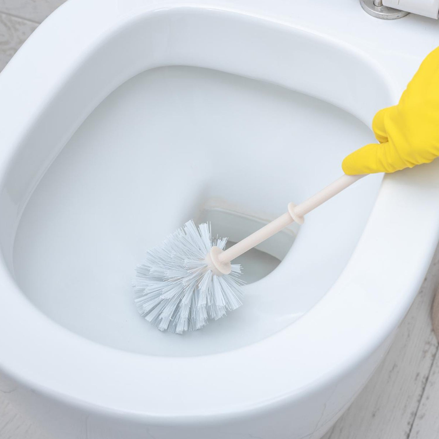 4673 Premium Toilet Plastic Brush with Holder Stand Western and Indian Toilet Bathroom Cleaning DeoDap 4673 Premium Toilet Plastic Brush with Holder Stand Western and Indian Toilet Bathroom Cleaning DeoDap